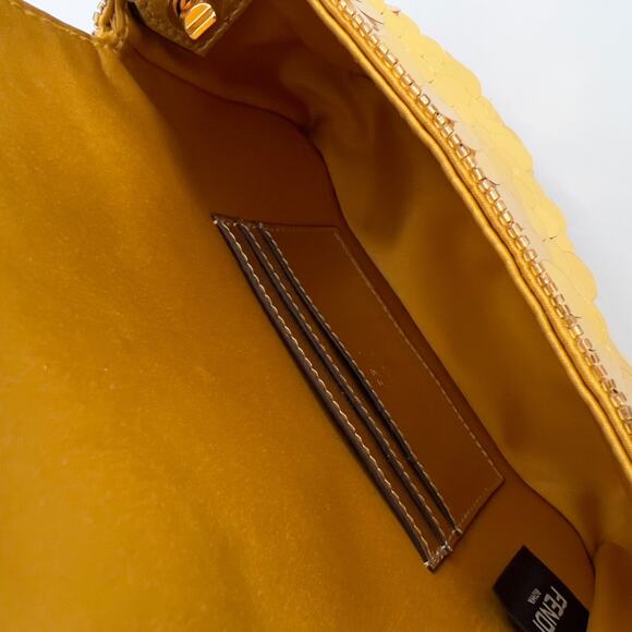Fendi Mini Gold Sequin Baguette - Picture 6 of 9